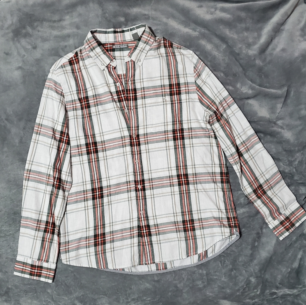 Michael Bastian long sleeve button up tee